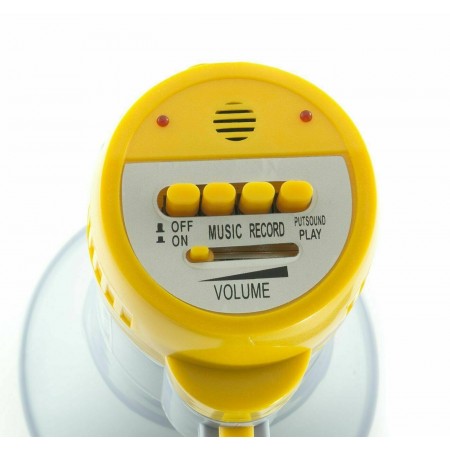 Megafono professionale altoparlante registratore musica sirena portata 200 metri