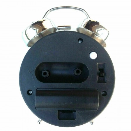Orologio sveglia doppia Campana elegante camera arredo al quarzo TS030