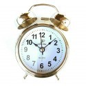 Orologio sveglia doppia Campana elegante camera arredo al quarzo TS030