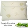 DOBO Coppia Cuscino da letto rivestito Aloe Vera guanciale saponett...