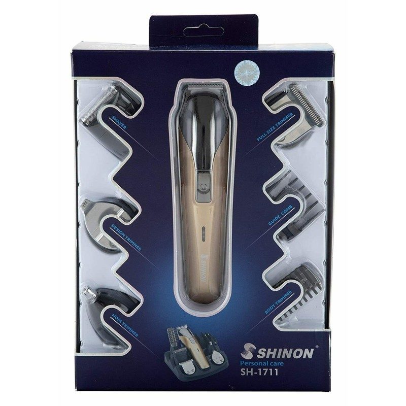 SHINON Taglia capelli Rasoio elettrico 6in1 barba peli tagliacapell...