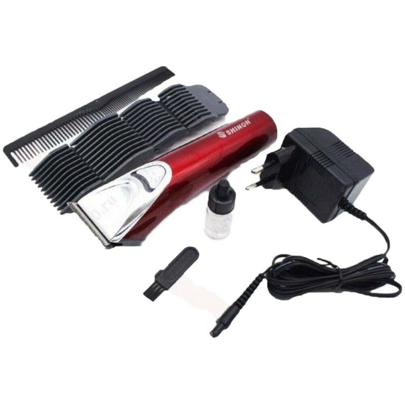 Taglia capelli Rasoio Elettrico ricaricabile barba 4 testine pettine peli SH1878