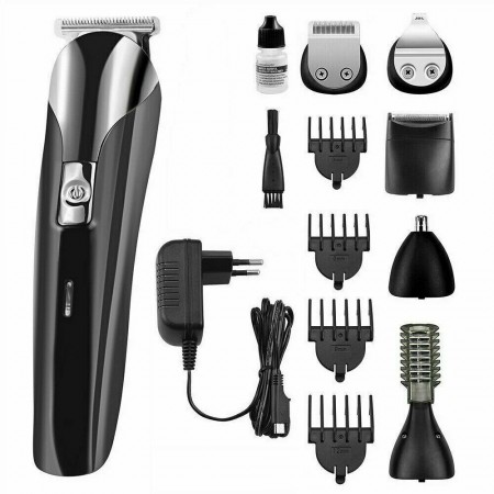 Taglia capelli 8 in 1 Rasoio Elettrico peli naso viso barba 4 testine SH1712