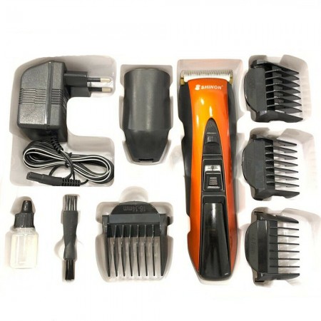 Taglia capelli Rasoio Elettrico ricaricabile barba peli regolabile 2 batterie SH1938