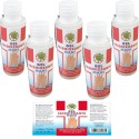 5X flaconi Gel igienizzante mani da 60 ml contenuto alcool 96% made in italy