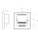 Led Controller touch centralina luci RGB telecomando da incasso muro standard