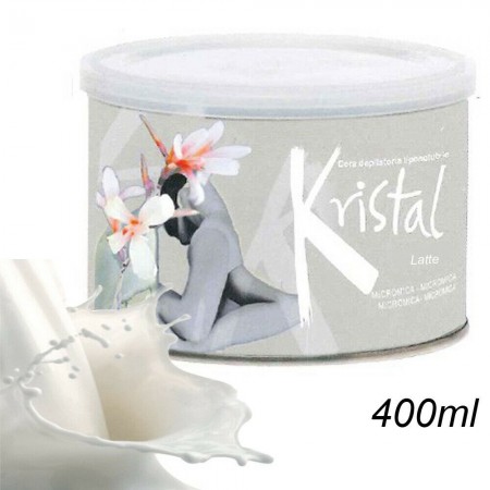 Cera depilatoria barattolo 400ml Olio Argan Miele Latte Clorofilla ceretta pelle