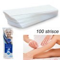 100 pz Strisce depilatorie ROIAL depilazione in TNT 7 x 20 cm cera ceretta corpo