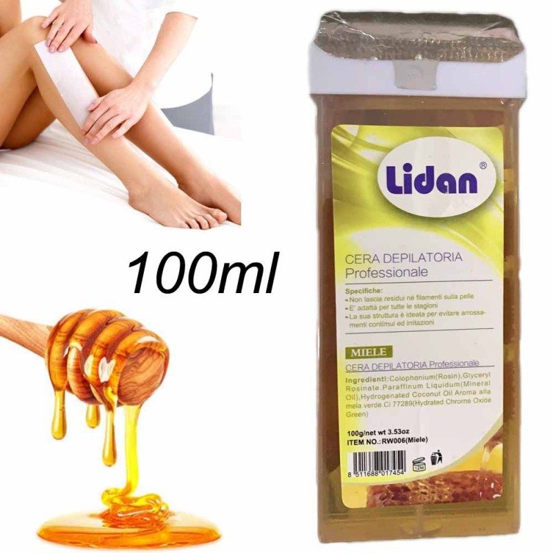 Lidan Rullo ricambio Cera depilatoria miele latte aloe vera limone ...