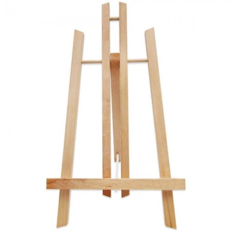 Cavalletto Legno tela pittura 50 cm pieghevole espositore dipinti mini pittore