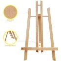 Cavalletto Legno tela pittura 50 cm pieghevole espositore dipinti mini pittore