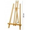 DOBO Cavalletto Legno tela pittura 50 cm pieghevole espositore dipi...