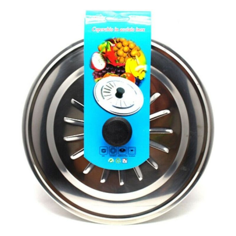 DOBO Coperchio padella pentola tegame varie misure cucina Acciaio I...