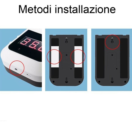 Termometro Infrarossi IR da Muro temperatura febbre automatico senza contatto