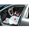 DOBO Kit protezione auto 5 in1 coprisedile coprivolante pomello cam...