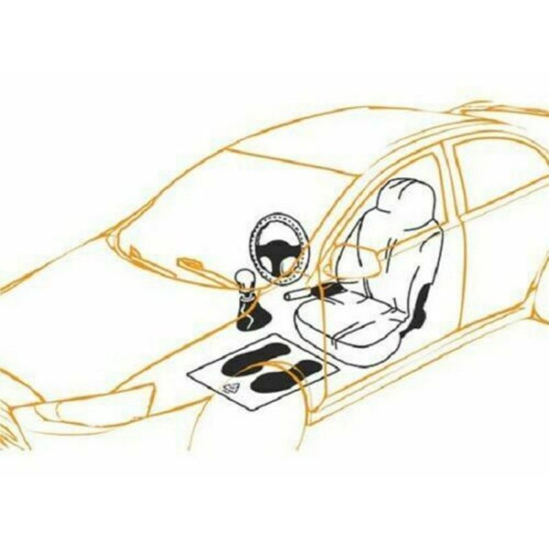 DOBO Kit protezione auto 5 in1 coprisedile coprivolante pomello cam...