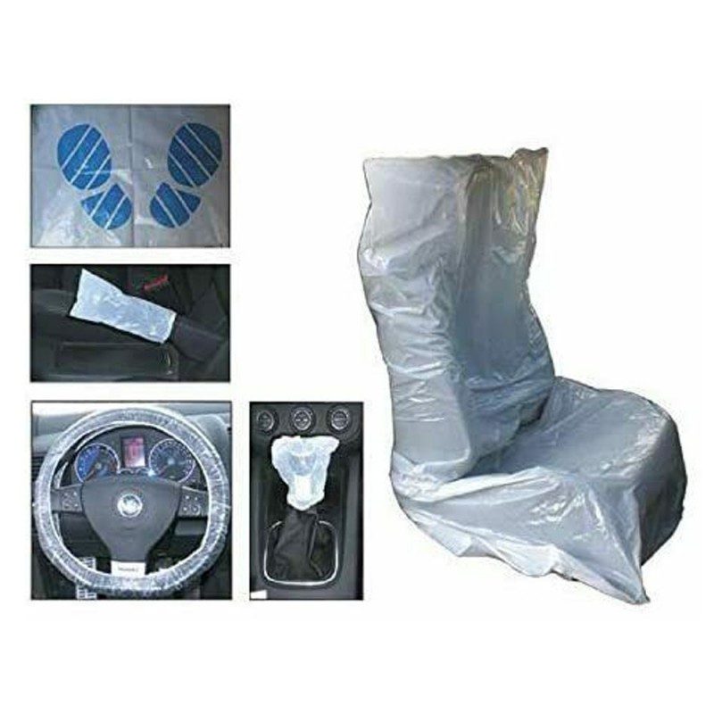 DOBO Kit protezione auto 5 in1 coprisedile coprivolante pomello cam...