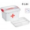 DOBO Valigetta soccorso 6 Litri VUOTA ABS chiusura laterale emergen...