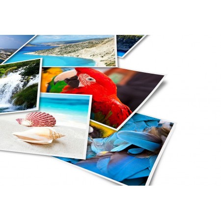 100 Fogli Carta fotografica 13x18 cm lucida 240gr stampante pellicola adesiva