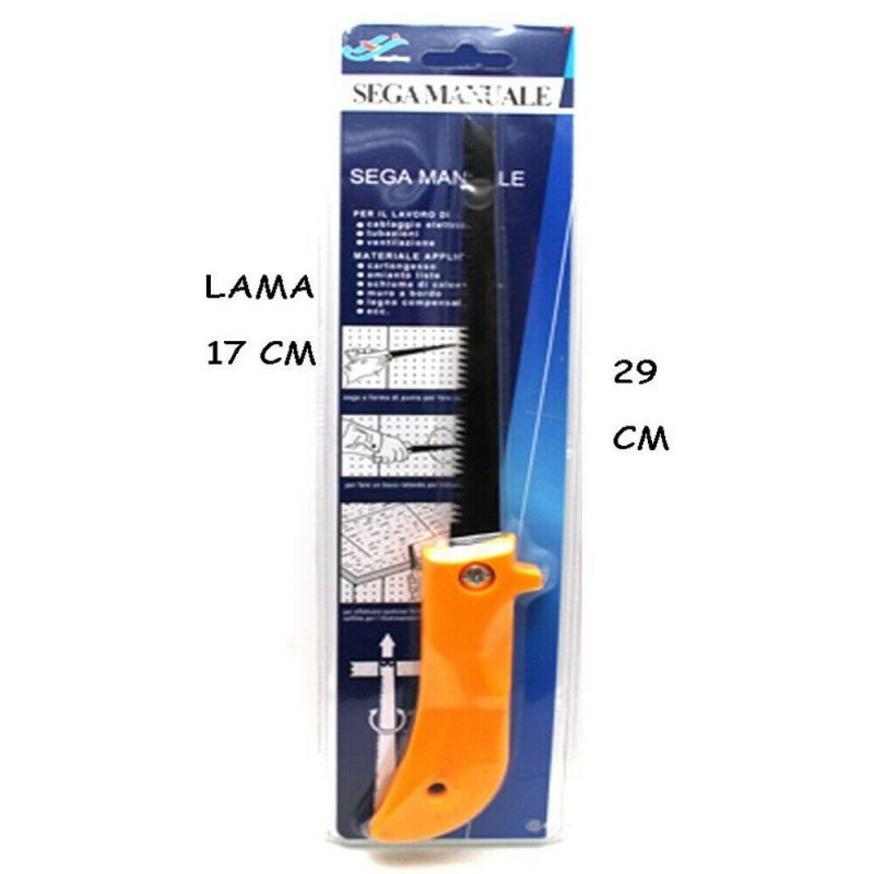 DOBO Seghetto sega manuale cartongesso legno PVC bricolage 29 cm fa...