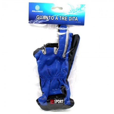 Guanti 3 dita antiscivolo sport attività alta elastici polsini regolabili hobby