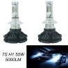 DRIWEI Coppia lampade ricambio auto LED 7S H1 bianco freddo 6000K f...