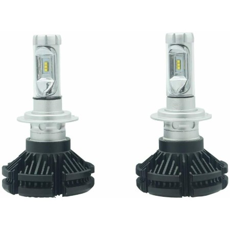 Coppia lampade ricambio auto LED 7S H1 bianco freddo 6000K fari 50W lampadine