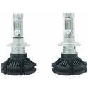 Coppia lampade ricambio auto LED 7S H7 bianco 6000K fari 50W lampadine veicoli