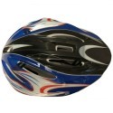 Casco bici protezione testa ciclista rosso blu caschetto universale ultraleggero