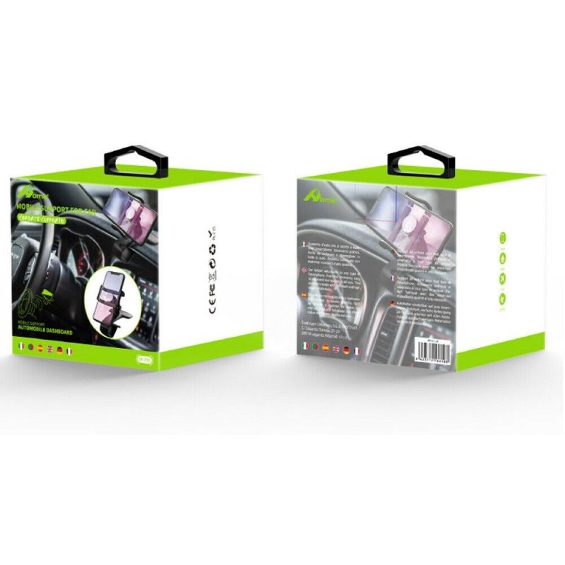 DOBO Supporto per cellulare da auto porta smartphone cruscotto clip...