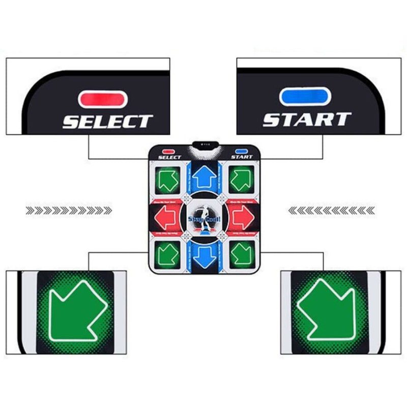 DOBO Tappeto da ballo USB danza tv controller gioco antiscivolo ABS...