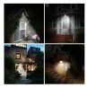 DRIWEI Faro luce faretto esterno energia solare 24 LED sensore movi...