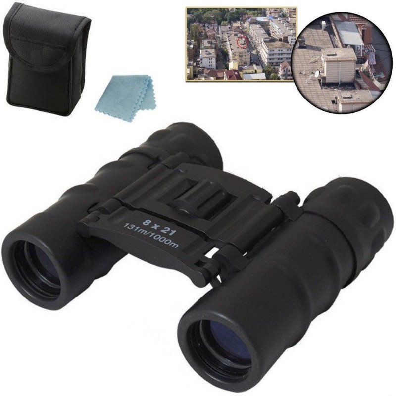 Binocolo zoom impermeabile con fuoco centrale ottimo per caccia campeggio escursioni sorveglianza bird watching - 8X21