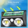 Driwei Lampada ad induzione Led COB 20W faretto pannello solare IP6...