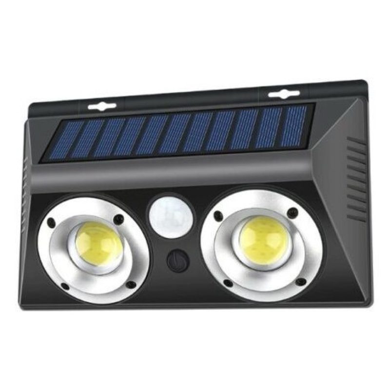 Driwei Lampada ad induzione Led COB 20W faretto pannello solare IP6...