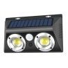 Driwei Lampada ad induzione Led COB 20W faretto pannello solare IP6...