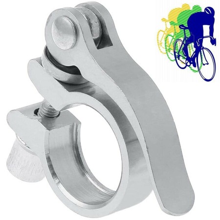 Sgancio rapido sellino bici bloccaggio pinza morsetto regolabile alluminio sport