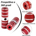 Pedane bici poggiapiedi asse anteriore posteriore ciclismo 6 x 2,3 cm accessori