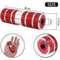 Pedane bici poggiapiedi asse anteriore posteriore ciclismo 6 x 2,3 cm accessori