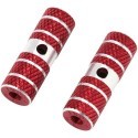 Pedane bici poggiapiedi asse anteriore posteriore ciclismo 6 x 2,3 cm accessori