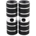 Pedane bici poggiapiedi asse anteriore posteriore ciclismo 6 x 2,3 cm accessori