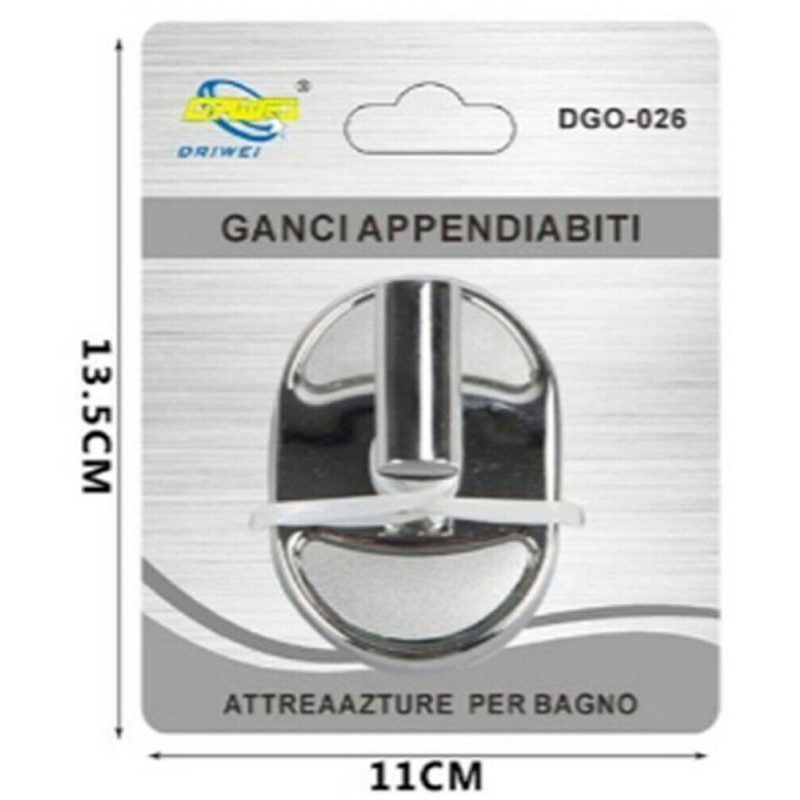 DRIWEI Gancio appendiabiti vestiario attaccapanni arredamento bagno...