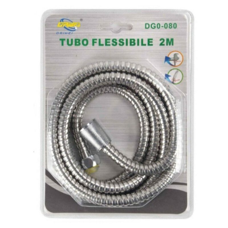 DRIWEI Tubo flessibile doccia vasca 200cm bagno soffioni rubinetti ...