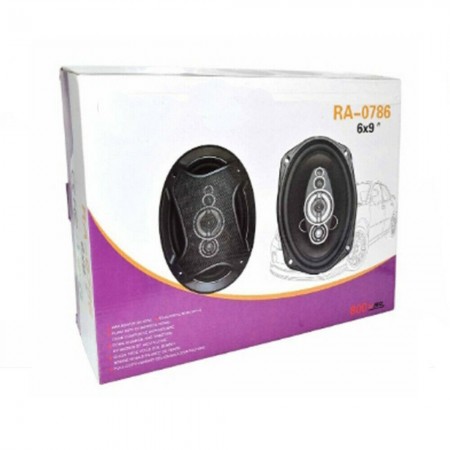 Coppia casse auto 6 x 9 cm woofer potenza 800 Watt stereo musica altoparlanti