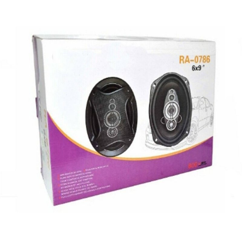 DRIWEI Coppia casse auto 6 x 9 cm woofer potenza 800 Watt stereo mu...