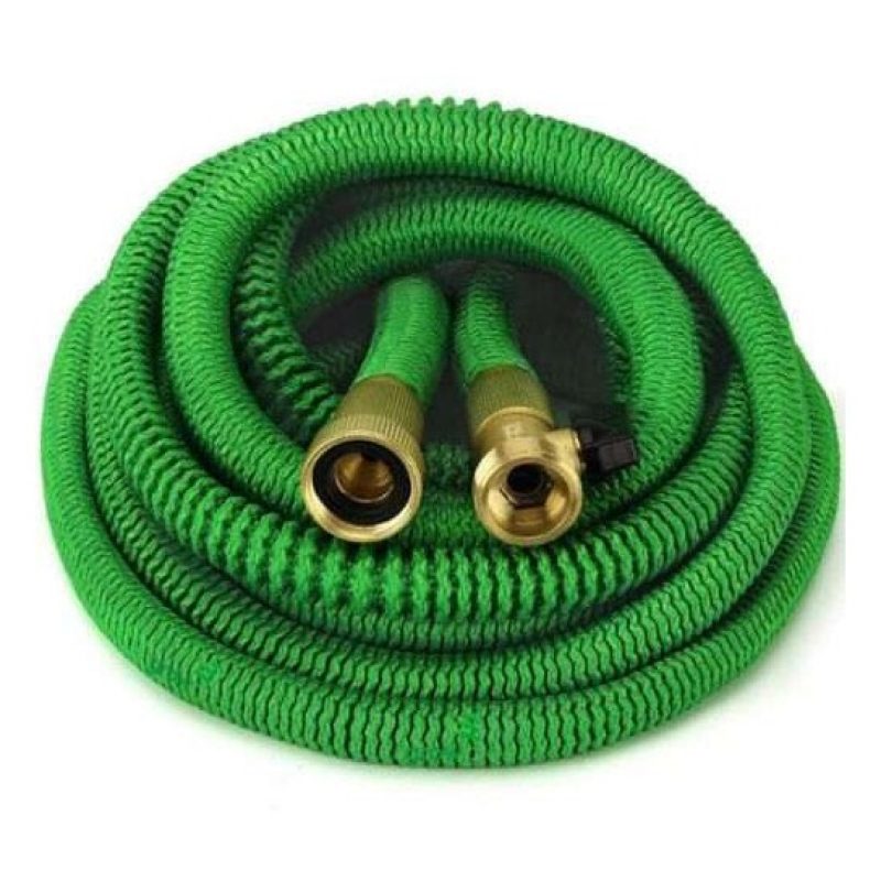 NEW Tubo flessibile irrigazione acqua giardino elastico multigetto VERDE 