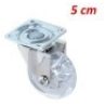DOBO Rotella ruota trasparente girevole ultrascorrevole ricambio tr...