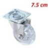DOBO Rotella ruota trasparente girevole ultrascorrevole ricambio tr...