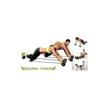 REVOFLEX ATTREZZO PALESTRA FITNESS CASA ALLENAMENTO PESI STEP SPORT ADDOMINALI