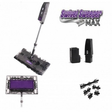 Scopa elettrica con batteria ricaricabile e manico snodabile Swivel Sweeper MAX
